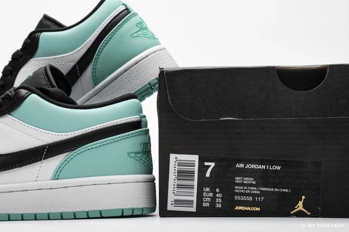 Jordan Toe 1 Emerald 553558-117  Low 0915